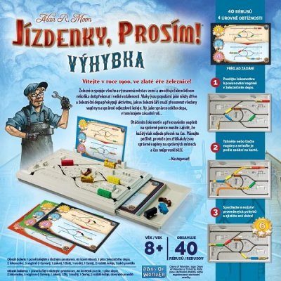Jízdenky, prosím! Výhybka, 40 rébusov