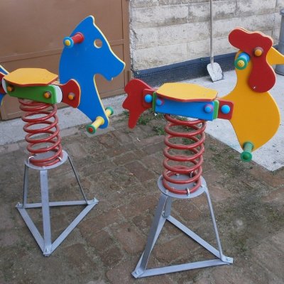 Pružinová hojdačka Koník HDPE Basic