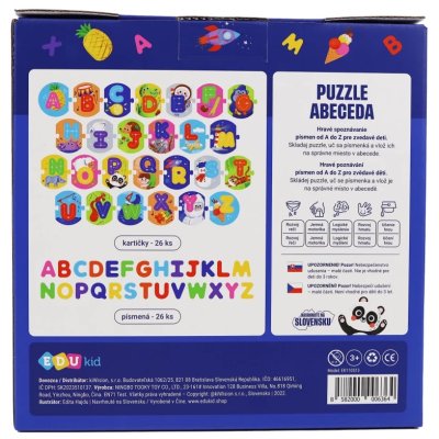 Tooky Toy Puzzle Abeceda SK, 26 dielikov