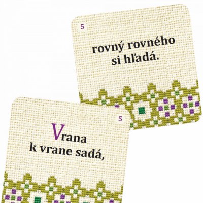Albi Vedomostné pexeso Ľudové porekadlá