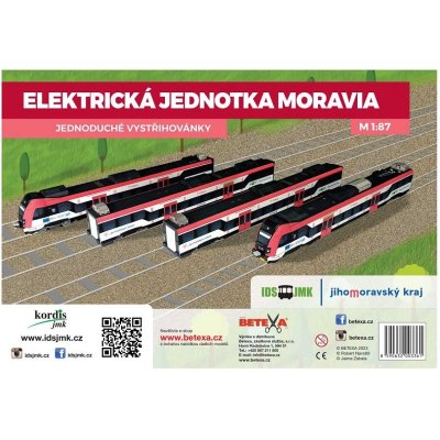 Vystrihovačka Elektrická jednotka Moravia Pálava