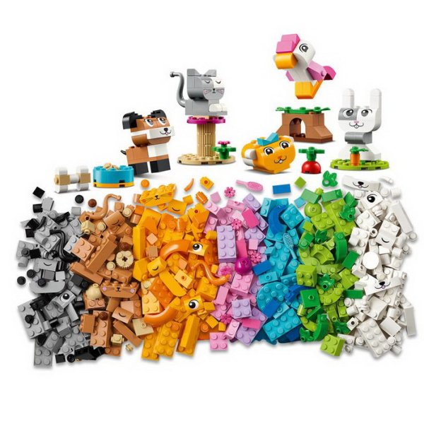 Lego Classic 11034 Tvorivé domáce zvieratká, 450 dielikov