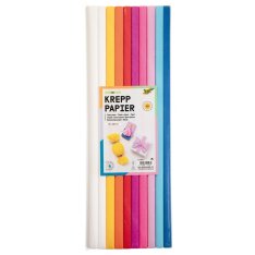 Folia Krepový papier Mix, 10 ks