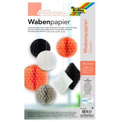 Folia Papier plastvový vrstvený Classic, 4 ks