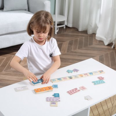 Viga Drevené puzzle PolarB Počítanie, 20 ks