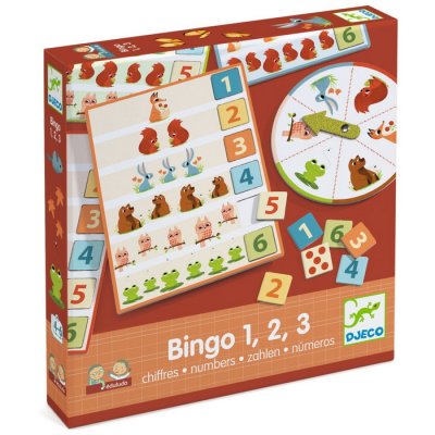 Djeco Eduludo Bingo 1,2,3