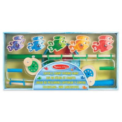 Melissa & Doug Magnetický lov rybičiek, 2 udice