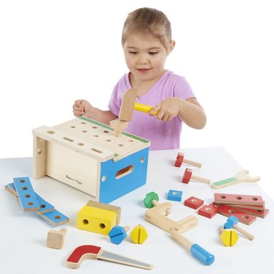 Melissa & Doug Melissa Drevené stolné náradie, 31 ks