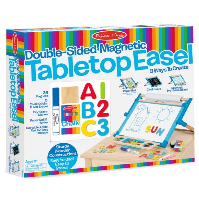 Melissa & Doug Stolná tabuľa 2v1 s príslušenstvom