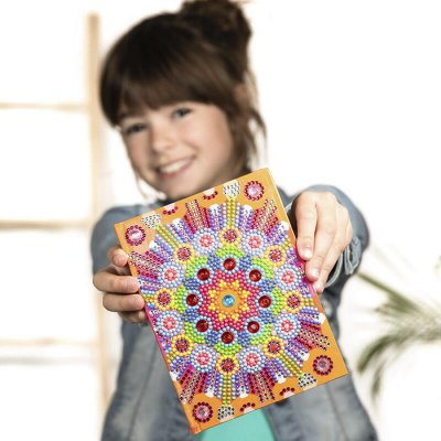 Totum Diamantový denník Mandala, 1500 kamienkov