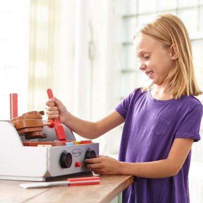Melissa & Doug Drevený grilovací set, 25 dielov