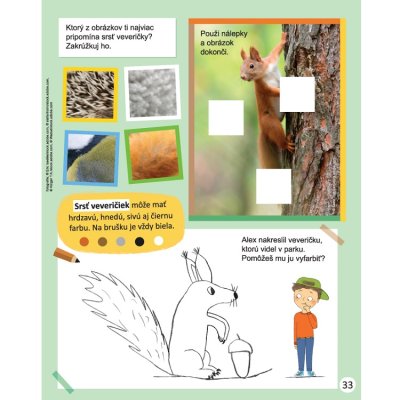 Jeseň – hravé úlohy s nálepkami
