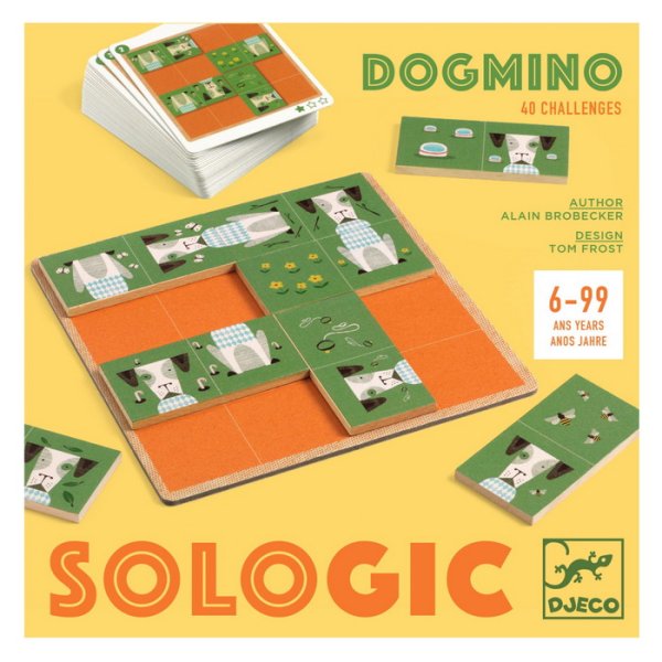 Djeco Sologic Dogmino - Domino psy