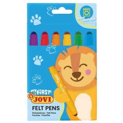 Jovi Moje prvé Jumbo fixky, 6 ks