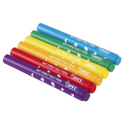 Jovi Moje prvé Jumbo fixky, 6 ks