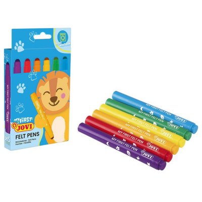 Jovi Moje prvé Jumbo fixky, 6 ks