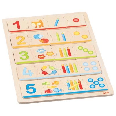 Goki Puzzle Spoznávame čísla