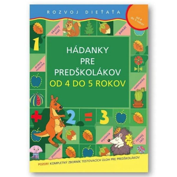 Hádanky pre predškolákov od 4 do 5 rokov