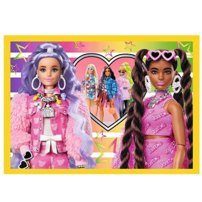 Trefl Puzzle 4v1 Šťastný svet Barbie