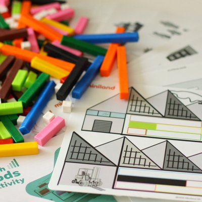 Miniland Matematické aktivity s tyčinkami, 250 ks