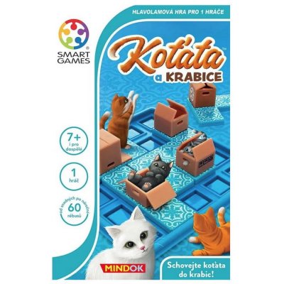 Smart Games Mačiatka a krabice, 60 rébusov