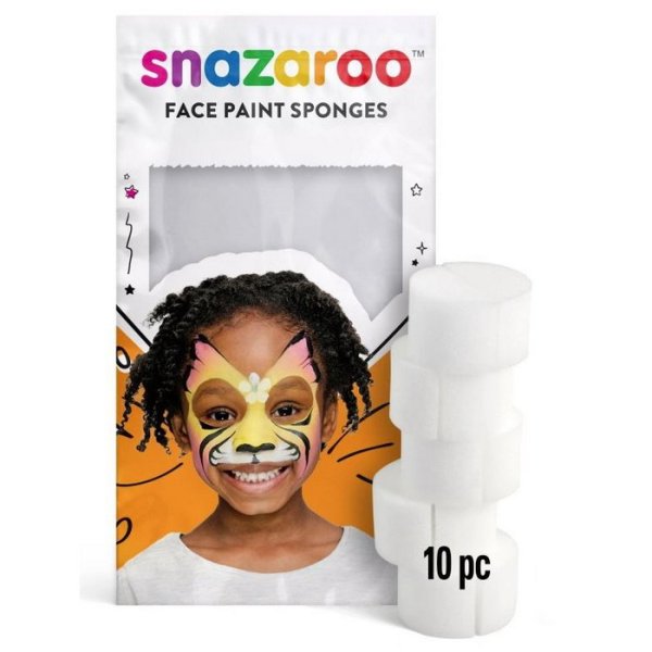 Snazaroo Hubky na tvár rozpolené, 10 ks