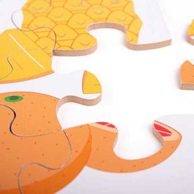 Bigjigs Podlahové puzzle Ovocie, 48 dielikov