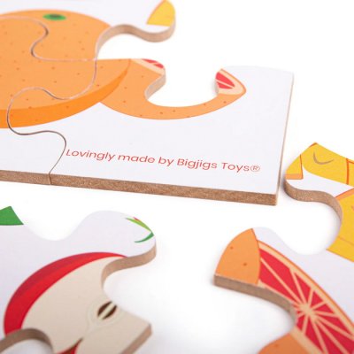Bigjigs Podlahové puzzle Ovocie, 48 dielikov