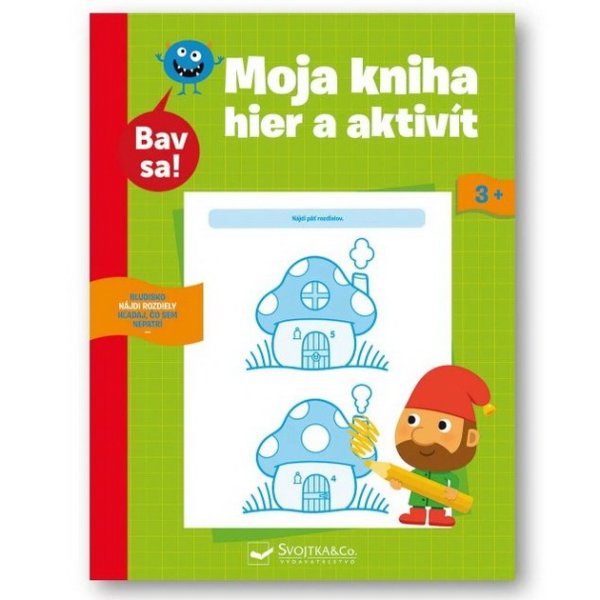 Moja kniha hier a aktivít 3+