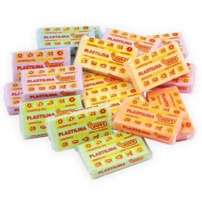Školská sada Jovi Plastelína pastelová 30 x 50g, 6 farieb