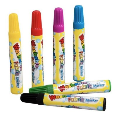 Creatoys Fixky na textil vyprateľné, 6x7 ml