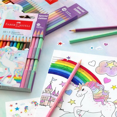 Faber Castell Pastelky Unicorn 10+3 pastelové