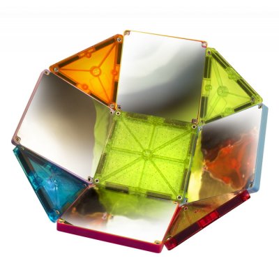 MagnaTiles Magnetická stavebnica Stardust, 15 dielov