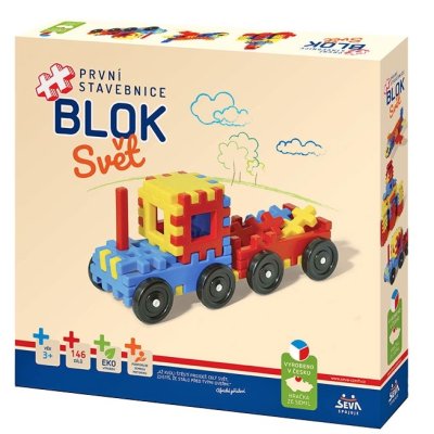 Vista prvá stavebnica Blok Svet, 146 ks