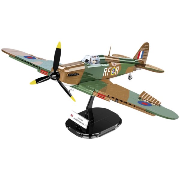 Cobi 5728 Hawker Hurricane Mk. I, 382 ks + figúrka