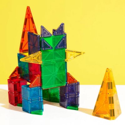 MagnaTiles Magnetická stavebnica Combo, 62 dielov