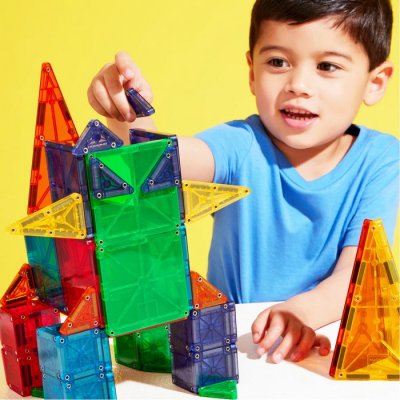 MagnaTiles Magnetická stavebnica Combo, 62 dielov