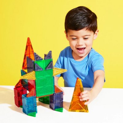 MagnaTiles Magnetická stavebnica Combo, 62 dielov