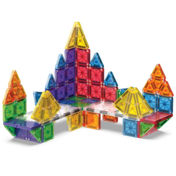 MagnaTiles Magnetická stavebnica microMAGS Deluxe set, 70 dielov