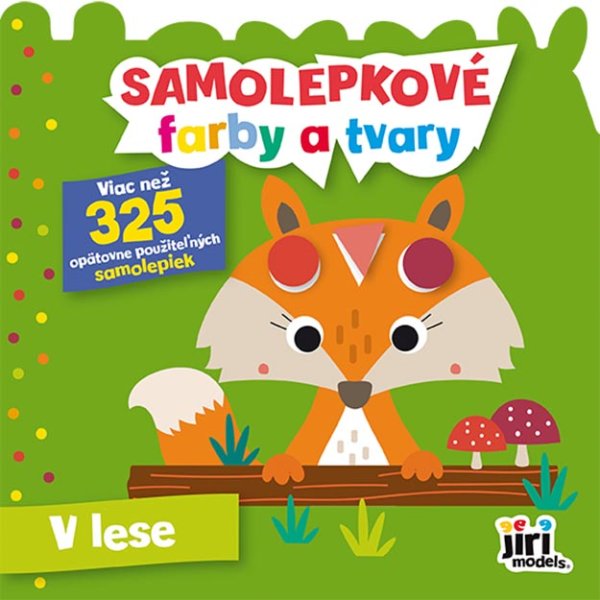 Samolepkové farby a tvary pre najmenších Zvieratká v lese, 325+