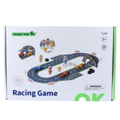 Tooky Toy Pretekárská dráha Formula, 29 ks