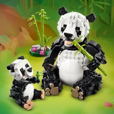 Lego Creator 31165 Divoké zvieratá Pandia rodinka, 626 ks