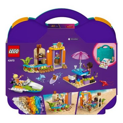 Lego Friends 42672 Kreatívny plážový a cestovný kufrík, 188 ks