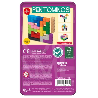 Cayro Hlavolam Pentomino, 41 výziev