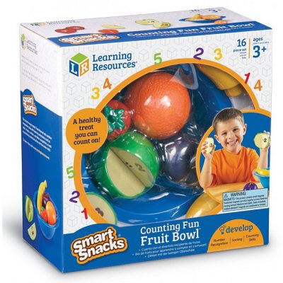 Learning Resources Ovocná misa so zlomkami, 16 ks