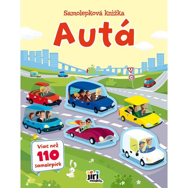 Samolepková knižka Autá, 110+