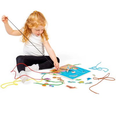 Bigjigs Toys Prevliekacia hra More, 36 ks