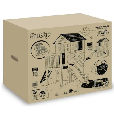 Smoby Domček Life so šmýkačkou