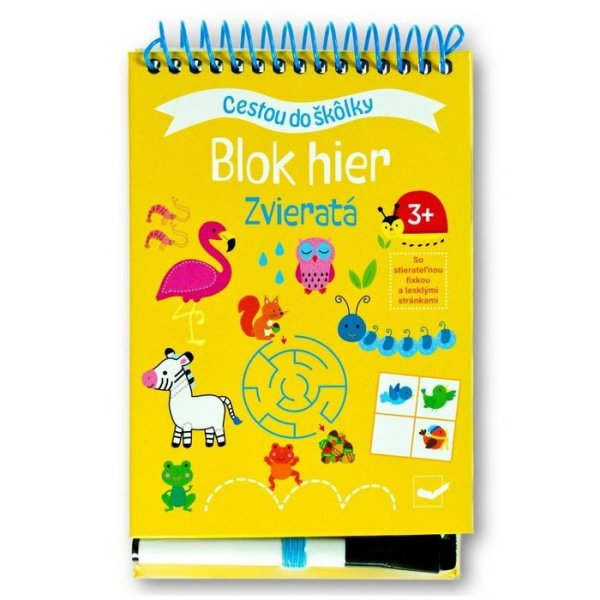 Cestou do škôlky Blok hier Zvieratá 3+
