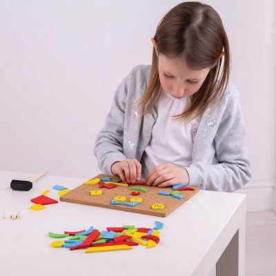 Bigjigs Toys Korková zatĺkačka, 229 ks